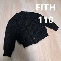 FITH 黒 ボタンジャケット ジャンパー