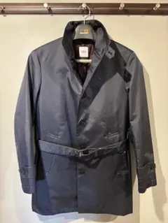 タケオキクチ ネイビー トレンチコート Mサイズ ベルト付き