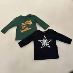DIESEL 長袖Tシャツ 80cm 12M ロンT 2枚セット