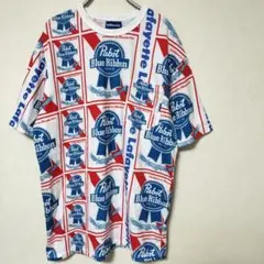 Lafayette x PABST BLUE RIBBON コラボ 総柄Tシャツのサムネイル