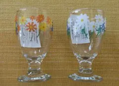 ブルーチップ当選　レトログラス2個セット