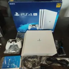 SONY PS4 Pro ホワイト 本体 4K HDR CUH-7000B