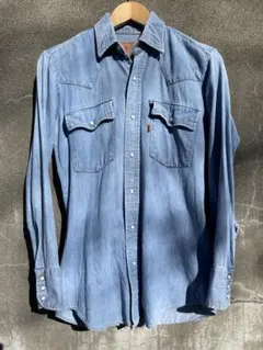 70s 80s Levi's デニム ウエスタンシャツ vintage USA製