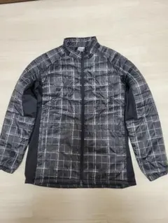 【未使用】PUMA GOLF プーマゴルフ 中綿ジャケット 総柄 ブラック系