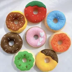 【37】　ハンドメイド　フェルトままごと　フェルトドーナツ
