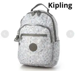 超美品　Kipling キプリング 花柄 リュック バックパックのサムネイル