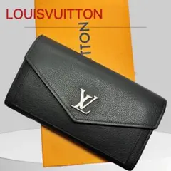 ルイヴィトン マイロックミー 長財布 サラ トリヨン LVロゴ レザー ブラック