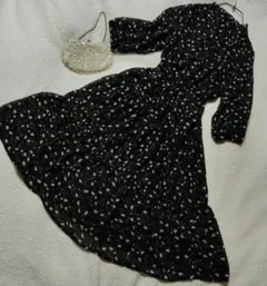 ❥HUDSON honey❥花柄ワンピース