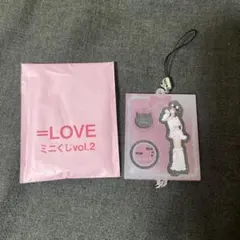大場花菜　＝LOVE イコラブ アクスタ 猫衣装 キーホールダー ミニくじ