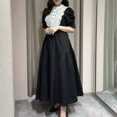 アンミール ヨークレースフレアワンピース