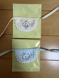 Chiikawa Baby トレーディングミニよだれかけ　うさぎ　ハチワレ