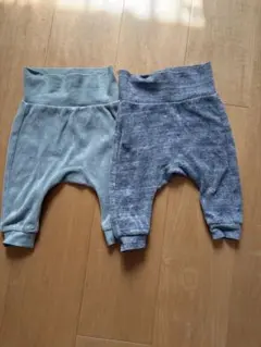 H&M ベビー パンツ 2枚セット 60、70サイズ