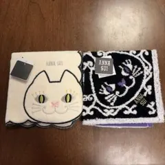 ANNA SUI タオルハンカチ　2枚セット