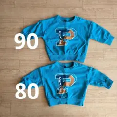 マーキーズ　プリント トレーナー 80・90サイズ