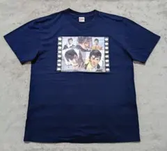 小林旭 半袖Tシャツ ネイビー Lサイズ