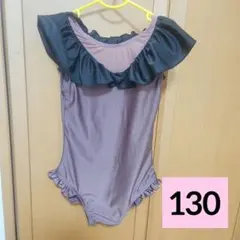 新品未使用 女児 ワンピース水着 130