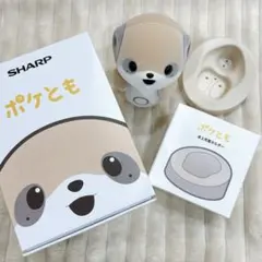 SHARP ポケとも 本体 SR-C01M-W 【卓上充電ホルダー付】 - メルカリ