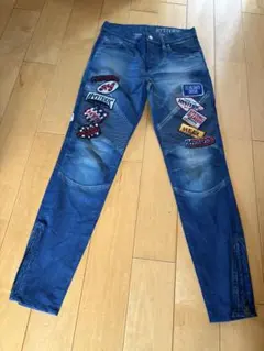 ヒステリックグラマー デニム風 リバーシブル レギンスパンツ ヒステリックグラマー リバーシブル スキニーパンツ デニム風レギンス