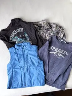 まとめ売り★長袖【男の子】トップスいろいろ5点セット