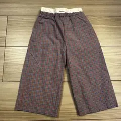 &mignon チェック柄パンツ　しまむら