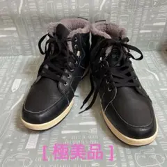 【極美品】　スノーブーツ　ファー付き　ブラック　EUR45(27.5)
