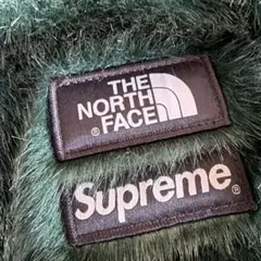 Supreme North Face Faux Fur Waist Bag 緑