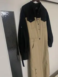 UNITED TOKYO ウィンドラップコンビワンピース