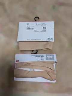 ユニクロベージュ ショーツ Lサイズ２枚
