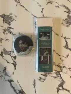 武知海青 フォトグレイアクリルキーホルダー・缶バッジセット