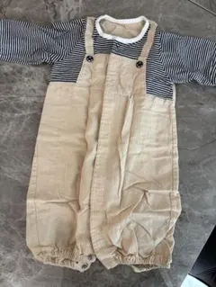 七分袖　ロンパース