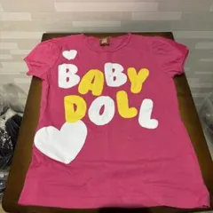 値下げしました❣️BABY DOLL ピンク Tシャツ 140サイズ　小学生のサムネイル