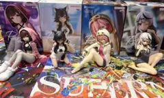 ホロライブフィギュアRelaxtime ロボ子さん大神ミオ鷹嶺ルイ沙花叉クロヱ