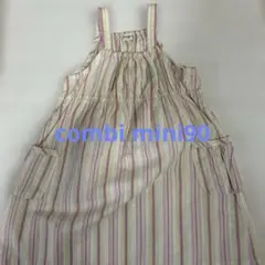 Combi ストライプ ノースリーブワンピース 90のサムネイル