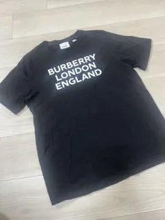 バーバリー Burberry チルドレン キッズ ロゴTシャツ ブラック 14y 