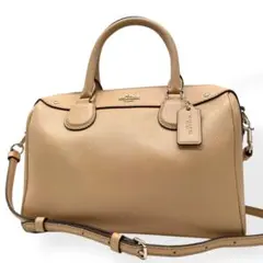 美品　COACH コーチ　2way ミニボストンバッグ　ショルダーバッグ