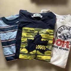 LOGOS ロゴス 半袖Tシャツ など３枚セット　　130cmのサムネイル