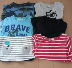 保育園　男の子　Tシャツ　ロンT　長袖　 6枚セット 90 95