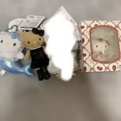 ハローキティ　フィギュアドレス　キティ　フィギュア　ぬいぐるみ