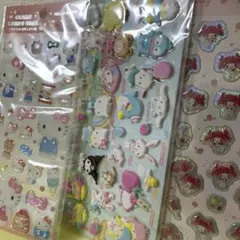 サンリオキャラクターシール3シートセット