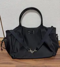 Kate Spade ブラック トートバッグ 2WAY