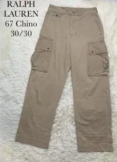 希少　90s Ralph Lauren 67　カーゴ　チノパンツ　30/30