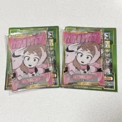 僕のヒーローアカデミア　麗日お茶子　ステータスカードコレクション 2点