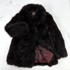 高級 ラムファー 毛皮 コート ブラック レディース 羊革