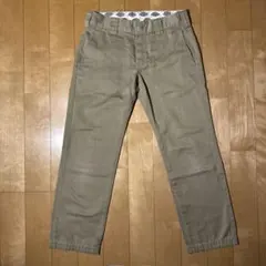 Dickies チノパン ワークパンツ W30 ベージュ ポリコットン