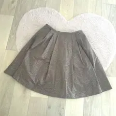 ♡ユナイテッドアローズ♡タック入りレオパード柄フレアスカート♡大人カジュアル♡のサムネイル