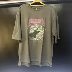 HALHAM Tシャツ ギター グレー バンT風