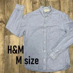 H&M ボタンダウンシャツ Mサイズ　24A057 HSH