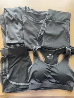 トレーニングウェアセット M ダークグレー