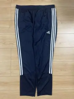 adidas ネイビー ジャージパンツ 3本ライン　Ｌサイズ