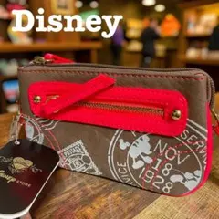 【新品】 Disney ディズニー ミッキー ショルダーウォレット 財布のサムネイル